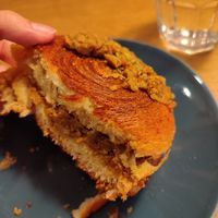croissant roll de pistacho at Delish Vegan Doughnuts - Malasaña in Madrid
