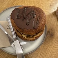Pistachio and cheesecake kunafah  at Delish Vegan Doughnuts - Malasaña in Madrid