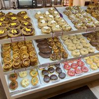 Variety of donuts  at Delish Vegan Doughnuts - Malasaña in Madrid