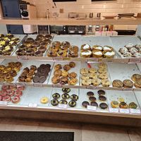 Look at that selection! at Delish Vegan Doughnuts - Malasaña in Madrid
