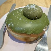 Donut de matcha  at Delish Vegan Doughnuts - Malasaña in Madrid