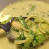 close up of soup at Catering Raw.z in Bucharest