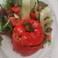 Gefüllte Paprika at Zimtzicke in Munich