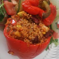 Gefüllte Paprika at Zimtzicke in Munich