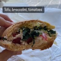 Also had avocado cream on it..   at Bar Il Gabbiano in Capri