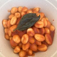 Gnocchi al pomodoro  at Bar Il Gabbiano in Capri