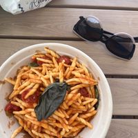 Pasta al pomodoro   at Bar Il Gabbiano in Capri