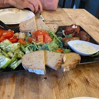 Antipasti—magnificent !  at Vegitalian in Salzburg