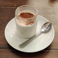 tiramisu at Vegitalian in Salzburg