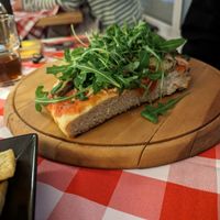 pizza at Vegitalian in Salzburg