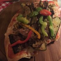 Pizza at Vegitalian in Salzburg