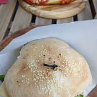 No Chicken Burger  at Vegitalian in Salzburg