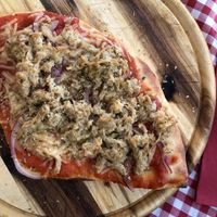 Pizza Tonno e Cipolle   at Vegitalian in Salzburg