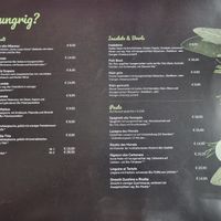 Speisekarte 1 at Vegitalian in Salzburg