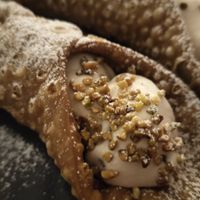 Cannoli siciliani at Vegitalian in Salzburg