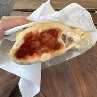 Panzerotto - sooo lecker gefüllt  at Vegitalian in Salzburg