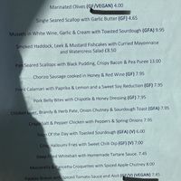 Couple of Vegan Starters   at Sea Shanty  in Holyhead