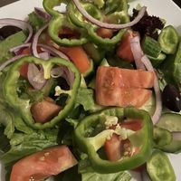 Village salad (asked for small as a side and with no feta)  at Pingouino in Paphos