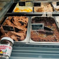 Flavors at Madonna Gelateri in Girona