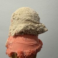 Sandía & avellana  at Madonna Gelateri in Girona