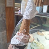 Even the cones are vegan and gluten free at Madonna Gelateri in Girona