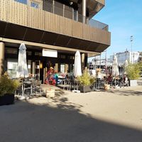 Outdoor seating at Fuji in Winterthur
