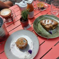 Terrace at Idem Con Patate in Turin