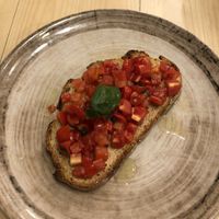 bruschetta romano at Idem Con Patate in Turin