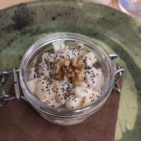 Vegan ceasar salad at Idem Con Patate in Turin