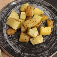 Potatoes at Idem Con Patate in Turin