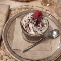 Chocolate cream at Idem Con Patate in Turin