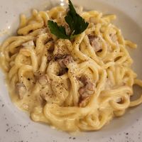Carbonara at Idem Con Patate in Turin