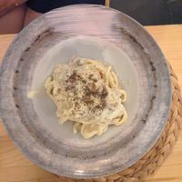 Carbonara at Idem Con Patate in Turin