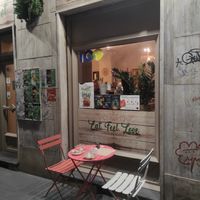 Outside at Idem Con Patate in Turin