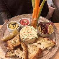 Tris di bruschette   at Idem Con Patate in Turin