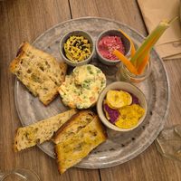 Tris di tapas at Idem Con Patate in Turin