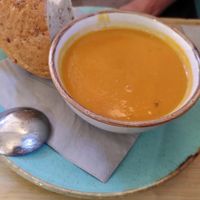 Lentil soup at Grasmere Garden Village in Grasmere