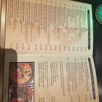 Vegan menu- in normal menu on its own page   at Phutakun in Amsterdam