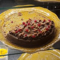 vegan Coffee cake at Moinho Dom Quixote in Colares