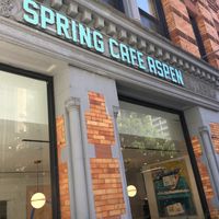 Front at Spring Cafe Aspen in New York City