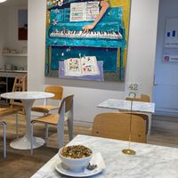 Oatmeal for breakfast. at Spring Cafe Aspen in New York City