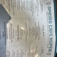   at Spring Cafe Aspen in New York City