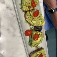 Avocado toast  at Spring Cafe Aspen in New York City