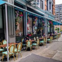 Outside of Spring Cafe Aspen at Spring Cafe Aspen in New York City