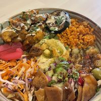 Assiette shawarma végane   at Baladi in Brussels