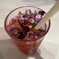 Thé glacé maison pêche ibiscus  at Baladi in Brussels