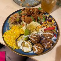 Falafel plate  at Baladi in Brussels