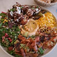 Chef's plate at Baladi in Brussels