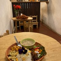 Meal of the day at Casa Jasmine in San Cristobal De Las Casas