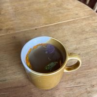 Lemon grass tea with mint and other flowers herbs   at Casa Jasmine in San Cristobal De Las Casas